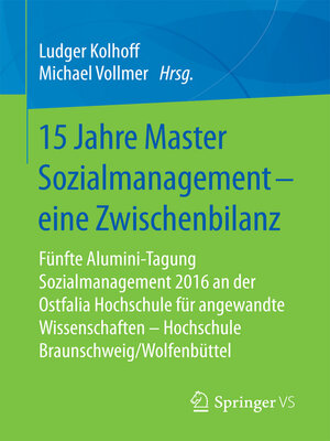 cover image of 15 Jahre Master Sozialmanagement – eine Zwischenbilanz